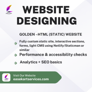 Website Designing Golden HTML