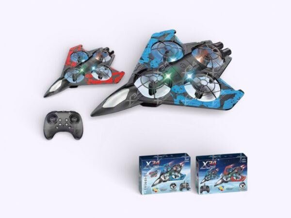 X-34 Interstellar Fighter: 2-in-1 Jet Stunt Drone