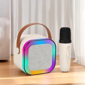 Portable Mini Karaoke Machine with Wireless Microphone ✨( K12)